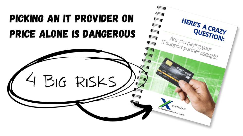 4 BIG RISKS From choosing an IT provider based on price alone